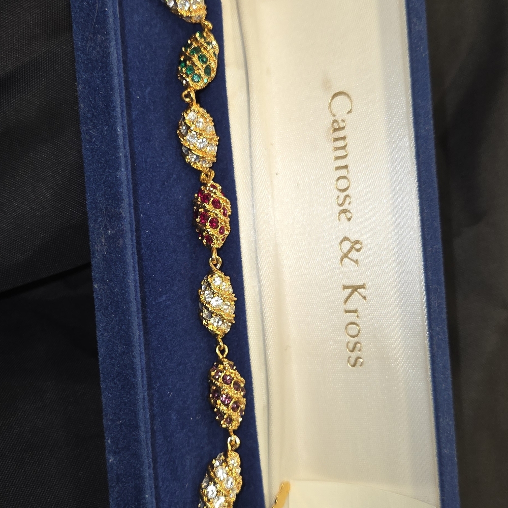 Camrose and Kross Jackie Kennedy Royal Egg Bracelet, JBK hangtag - Picture 5 of 8